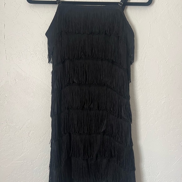 NWOT Flapper Girl Fringe Dress Unique Vintage - Picture 4 of 8